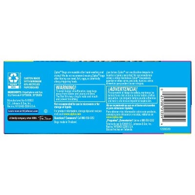 Ziploc Snack Bags with Grip 'n Seal Technology - 108ct