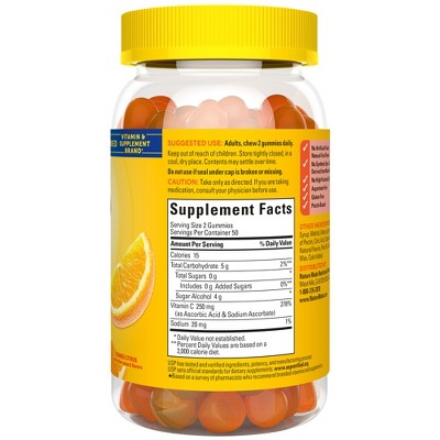 Nature Made Zero Sugar Vitamin C Sugar Free Gummies - 100ct EXP: 10/2027