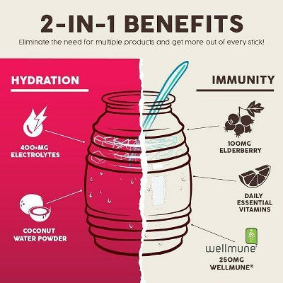 Salud Hydration + Immunity Jamaica Hibiscus Drink Mix - 6pk/0.21 oz Sticks
