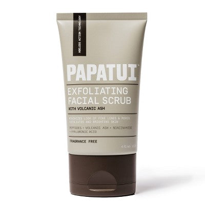 Papatui Men's Ageless Action Facial Exfoliating Scrub - Unscented - 4 oz