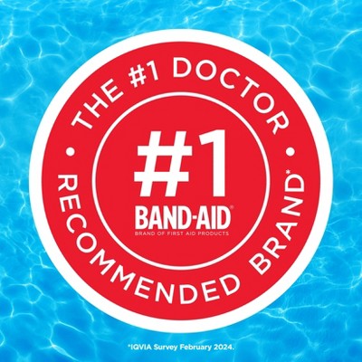 Band-Aid Brand Adhesive Waterproof Bandages - All One Size - 20ct