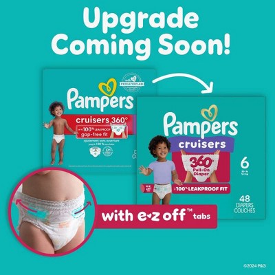 Pampers Cruisers 360 Trial Pack Disposable Diapers - Size 6 - 3ct