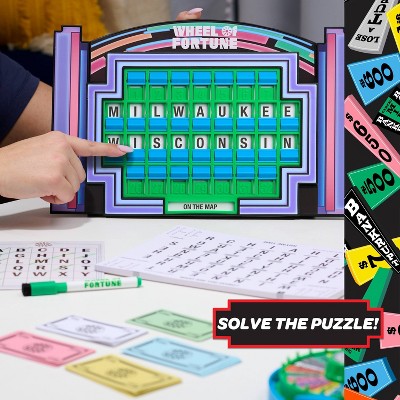 Wheel of Fortune Deluxe Game - Just Play Electronic Puzzle Game, Spin & Solve Word Game for Family Game Night, Ages 10+