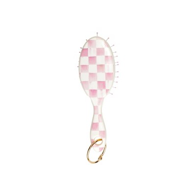 Wet Brush x MacKenzie Childs Keychain Detangler Hair Brush - Rosy Check