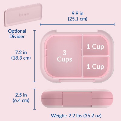 Bentgo Chill Max Leak Proof Lunch Box - Rosy and Pink Blush