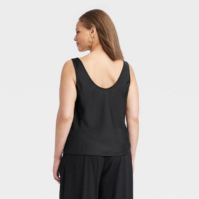 Women's Woven A New Day Black 3X