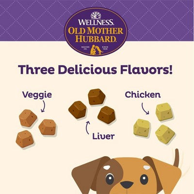 Old Mother Hubbard by Wellness Training Crunchy Dog Treat Bitz with Chicken Flavor - 8oz