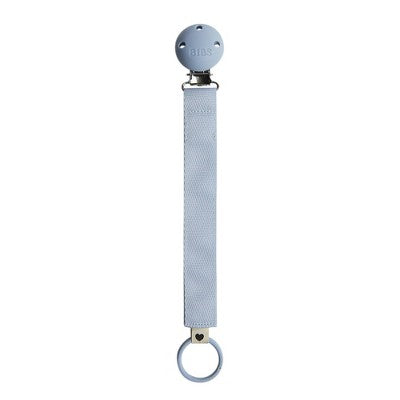 Bibs Pacifier Gift Set 0-24m - Dusty Blue Stripe