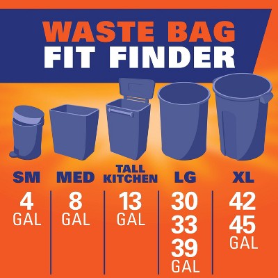 Hefty Ultra Strong Tall Kitchen Drawstring Clean Burst Trash Bags - 13 Gallon - 100ct