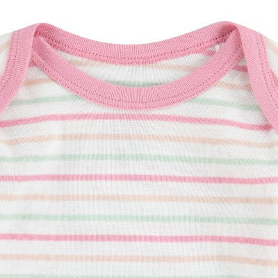 Huggies Baby Girls' 3pk Long Sleeve Bodysuit Newborn