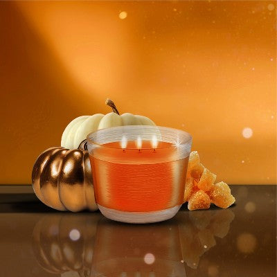 Glade 3 Wick Candle - Pumpkin & Ginger - 6.8oz