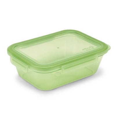 Ello 10pc Snap and Nest Meal Prep Food Storage Containers Green