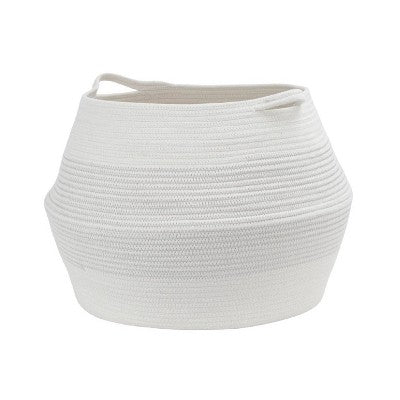 HLD Global XXL Coiled Rope Belly Basket Cream