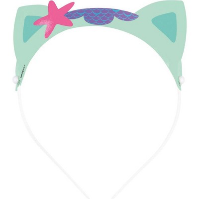 4ct Gabby's Dollhouse Paper Headbands Glitter