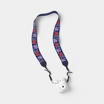 Camera Strap - heyday Poppy Flowers