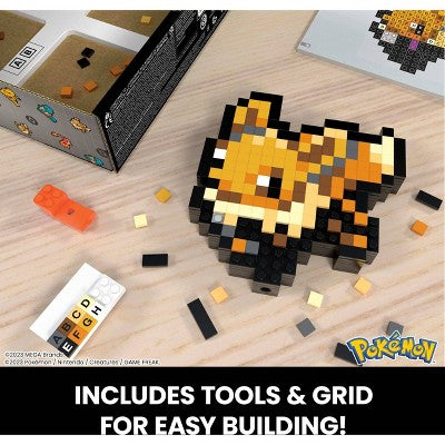 MEGA Pokemon Eevee Building Toy Kit 323pc Retro Set