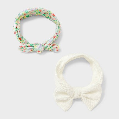 Baby Girls' 2pk Soft Headbands - Cat & Jack