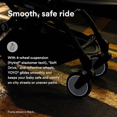 Stokke YOYO3 Stroller Lightweight & Compact Carry-On Compatible - Black Stone - 6m+ (LOCAL PICKUP ONLY)