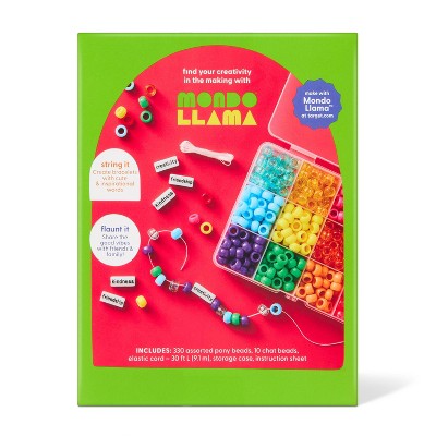 Classroom Craft One Word Bracelet Making Kit, Teacher Supplies - Mondo Llama
