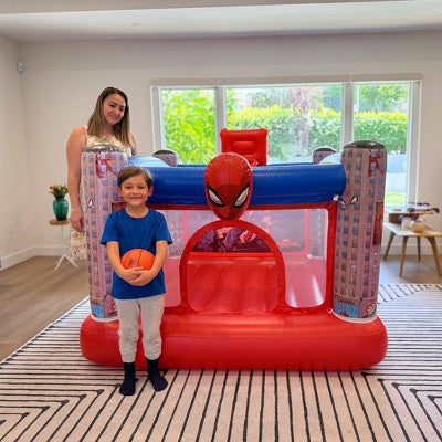 Funormous Spider-Man Bounce House with Built in Air Pump (LOCAL PICKUP ONLY)
