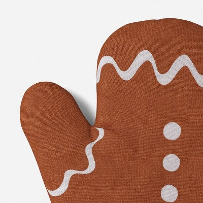 Christmas Gingerbread Cotton Oven Mitts - Wondershop