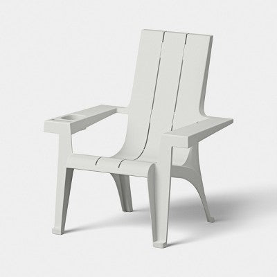 Resin Stackable Adirondack Chair Cream - Room Essentials (LOCAL PICKUP ONLY)