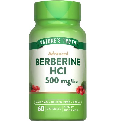 Nature's Truth Berberine Supplement 500mg | 60 Capsules