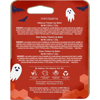 Burt's Bees Tinted Lip Balm - Halloween - 0.049oz/3ct