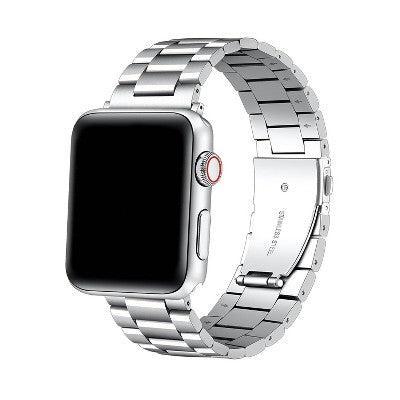 Posh Tech Maxwell Stainless Steel Smart Watch Band, Universal Fit for Apple Watch, Samsung Galaxy, Garmin 20mm - Silver