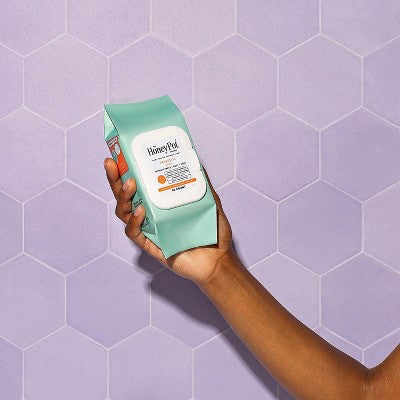 The Honey Pot Company, Prebiotic Feminine Cleansing Wipes, Intimate Parts, Body or Face - 30ct