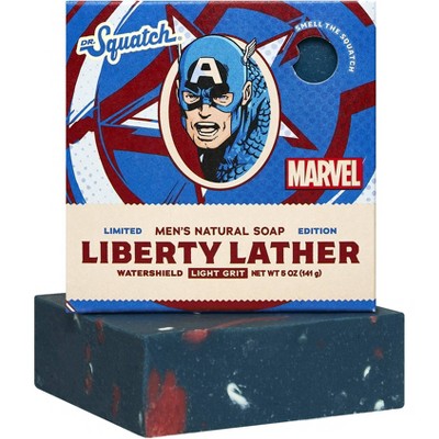 DR. SQUATCH Men's All Natural Bar Soap - Liberty Lather - 5oz