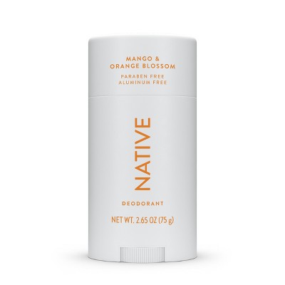 Native Deodorant - Mango & Orange Blossom - Aluminum Free - 2.65oz