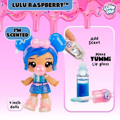 Yummiland x Licensed Sweets Lip Gloss Doll: Blow Pop Includes DIY Lip Gloss + Removable Keychain