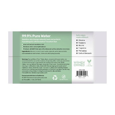 Parasol Sensitive Clean and Unscented Baby Wipes - 30ct: Pull-Out Dispenser, Latex-Free, Travel Size