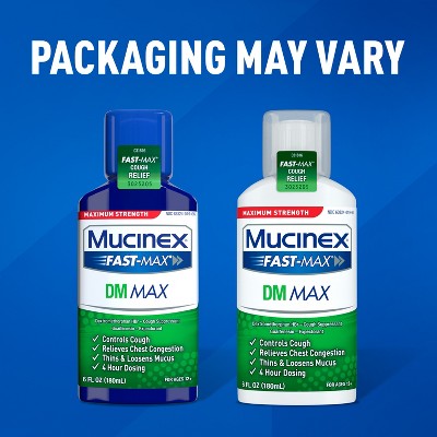 Mucinex Fast Max Cough Congestion Relief Liquid - 6 fl oz