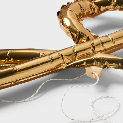 "baby" Script Foil Balloon Banner Gold - Spritz