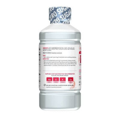 Pedialyte Zero Sugar Sports Drink - Fruit Punch - 33.8 fl oz
