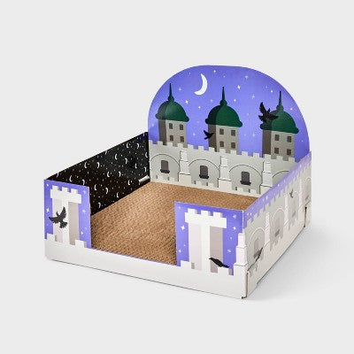 Castle Theme Cat Scratcher Pad - 15" - Boots & Barkley