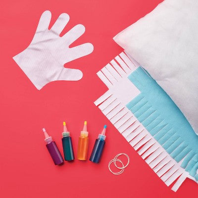 Tie-Dye Jersey Tied Pillow Craft Kit- Mondo Llama