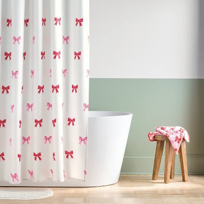 2pk Valentine's Day Bows Hand Towel Set - Room Essentials