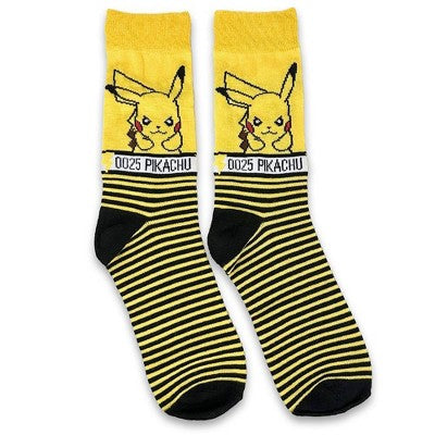 Pokemon 5pk Striped Crew Socks