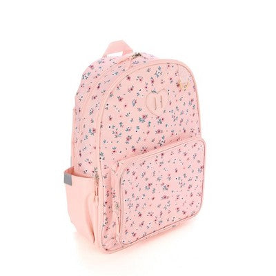 Locker Club Kids' 16L Nylon Backpack with Headphone Pencil Pouch - Assorted Pink
