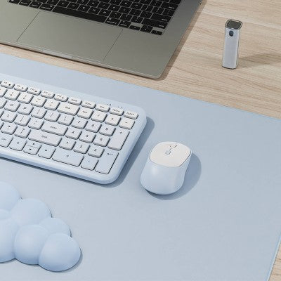 Bluetooth Ergonomic Mouse - heyday Pastel Blue