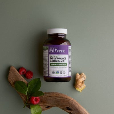 New Chapter Women's Multivitamin, Every Woman's One Daily for Immune, Beauty + Energy Support Tablets - 30ct