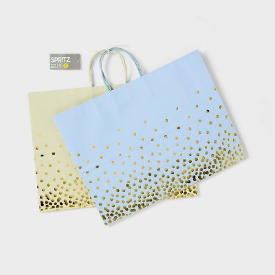 2pk XL Vogue Bag Assorted with Gold Foil - Spritz