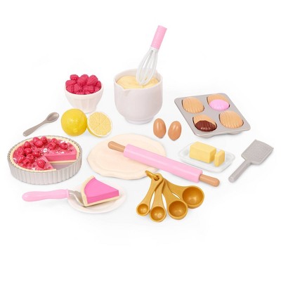 Our Generation Tasty Pastry Dessert Play Food Baking Accessory Set for 18'' Dolls