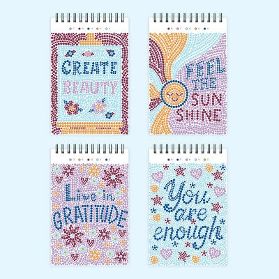 Lifelines FlowArt Mini 1"x4" Pocket Positivity Coloring Activity Book