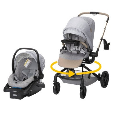 Safety 1st Turn & Go Rotating Travel System - French Gray (LOCAL PICKUP ONLY)