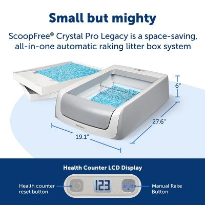 PetSafe ScoopFree Complete Plus Self-Cleaning Cat Litter Boxwith Disposable Crystal Litter Tray (LOCAL PICKUP ONLY)