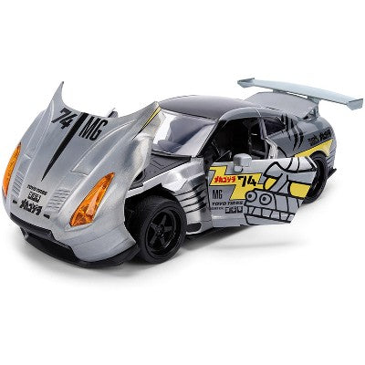 2009 Nissan GT-R (R35) Ben Sopra Brushed Metal "Godzilla" 1/24